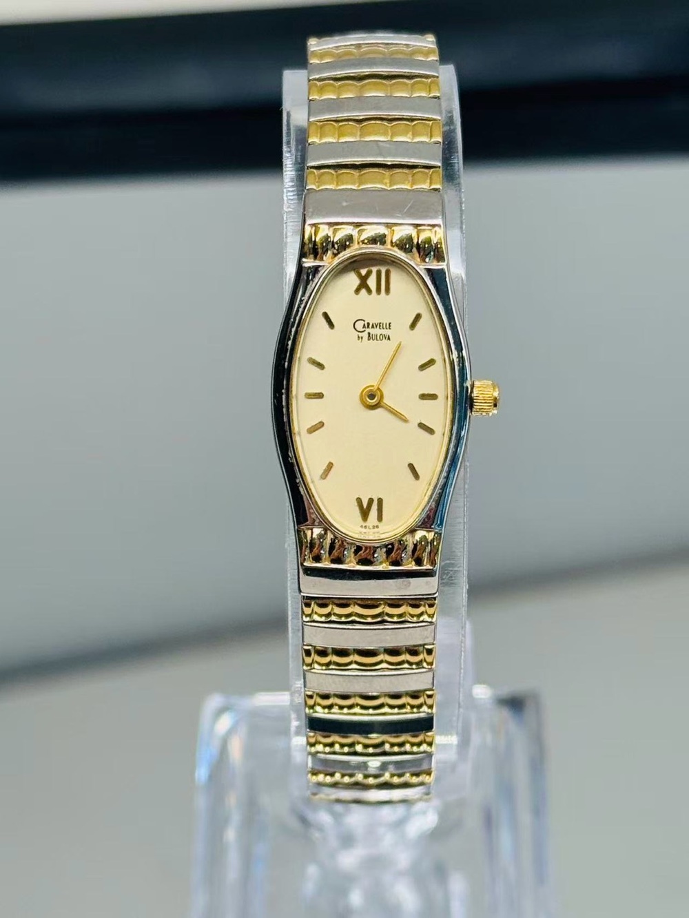 Vintage Caravelle by Bulova Women’s Quartz Watch Two Tone New Battery Working